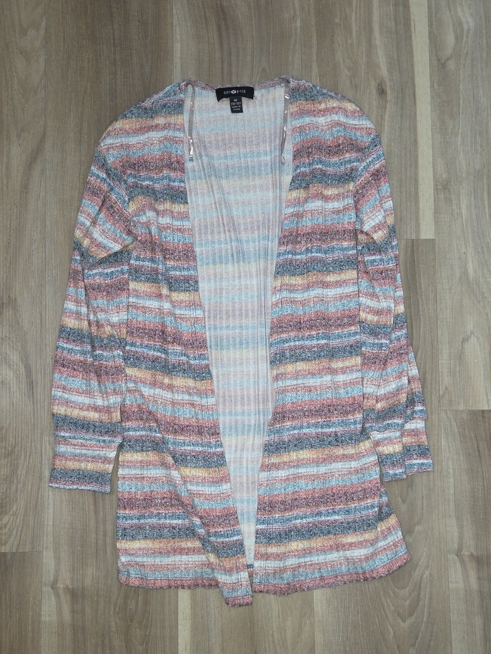 •Amy Byer• Little Girls Striped Cardigan